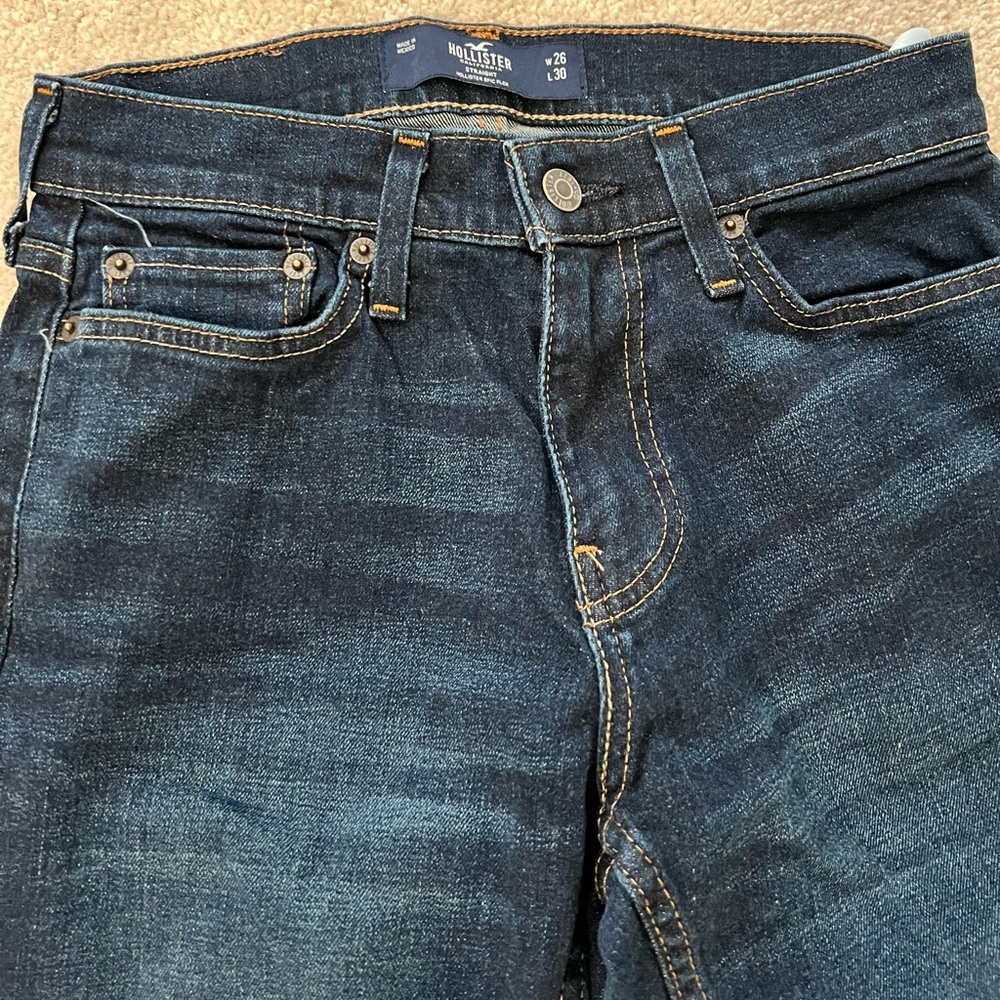 Hollister Straight 26x30 Men’s Jeans - Picture 2 of 3
